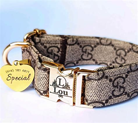 gucci dog collars replica|gucci inspired dog collar.